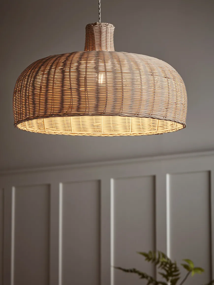 Rattan Dome Shade