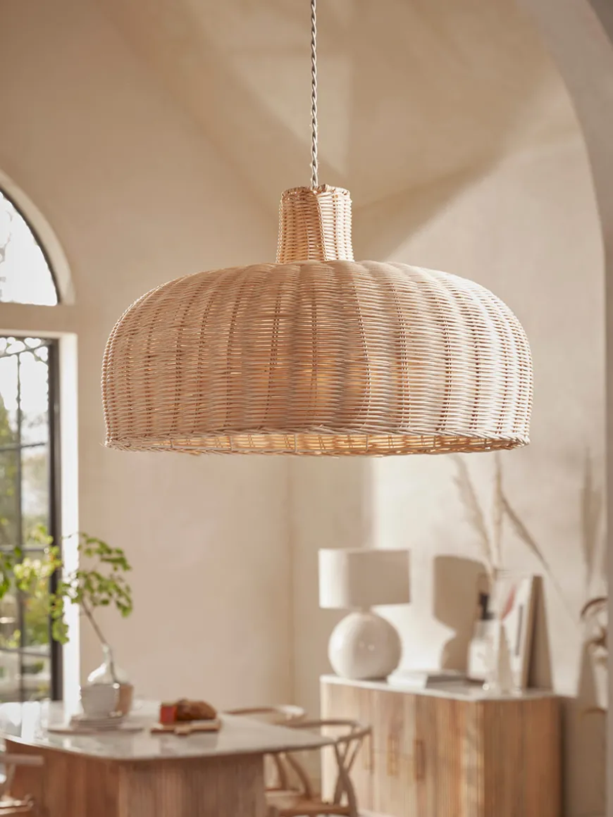 Rattan Dome Shade