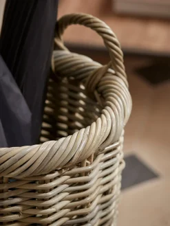 Rattan Umbrella Basket - Round