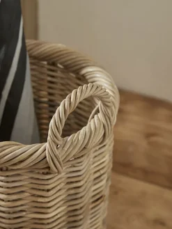 Rattan Umbrella Basket - Round