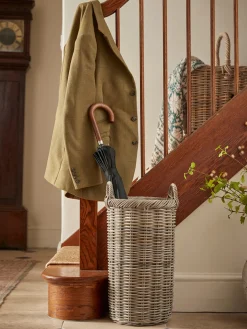 Rattan Umbrella Basket - Round