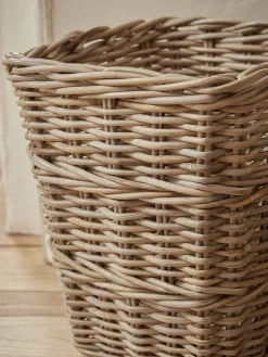 Rattan Waste Paper Basket - Square