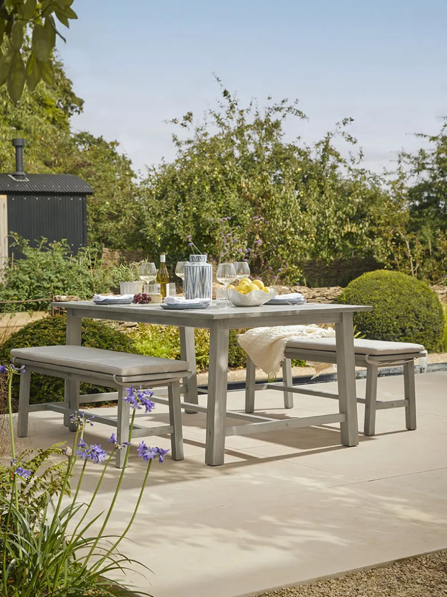 Ravenna Rectangular Dining Set - Grey