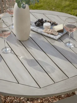 Ravenna Round Dining Set - Grey