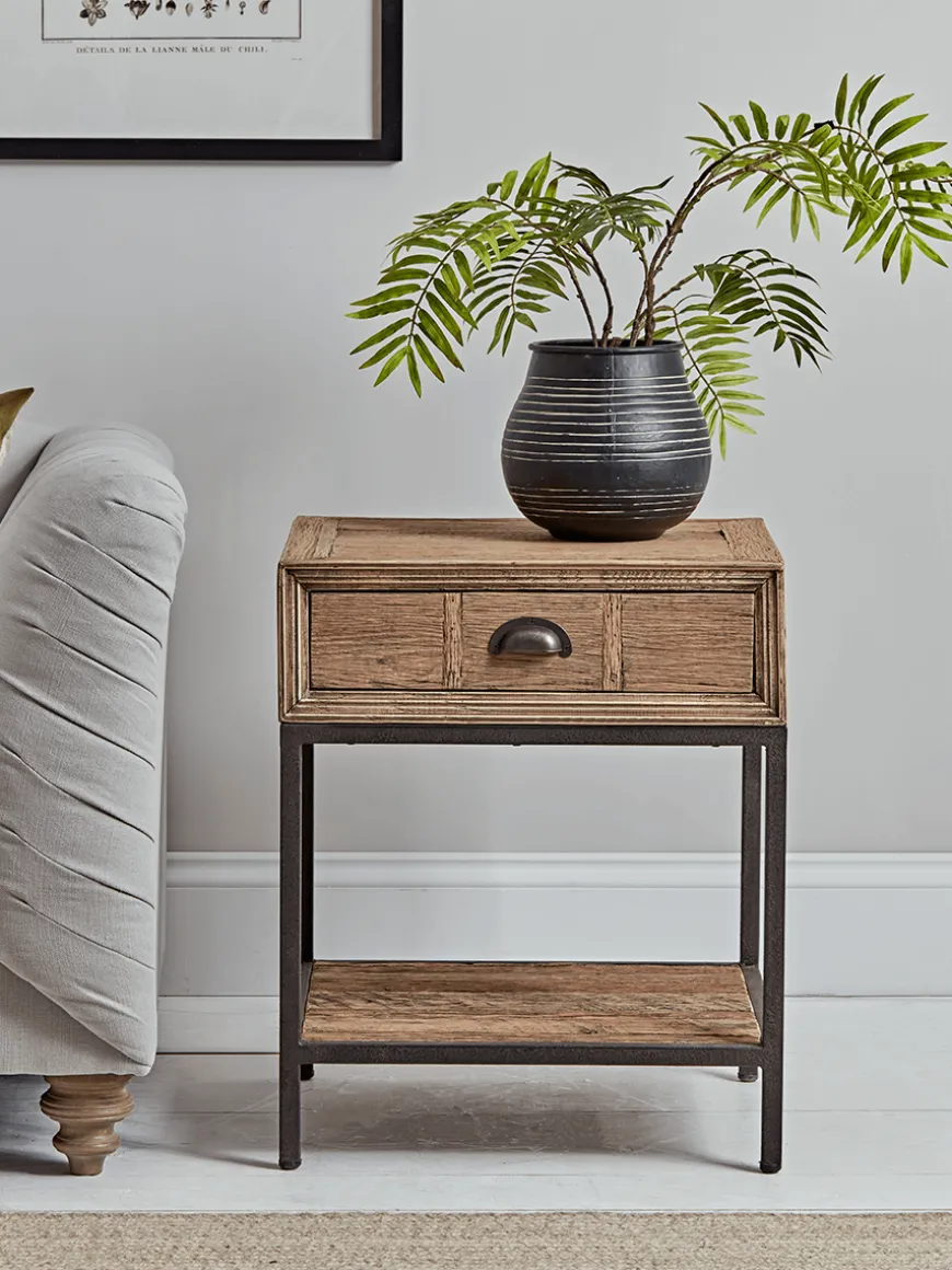 Reclaimed Oak Side Table