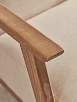 Relaxed Lounge Chair - Natural Linen