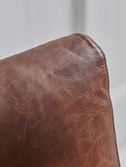 Relaxed Lounge Chair - Tan Leather