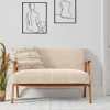 Relaxed Lounge Sofa - Natural Linen