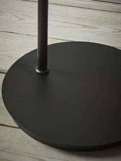 Ribbed Crescent Floor Lamp