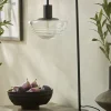 Ribbed Crescent Table Lamp