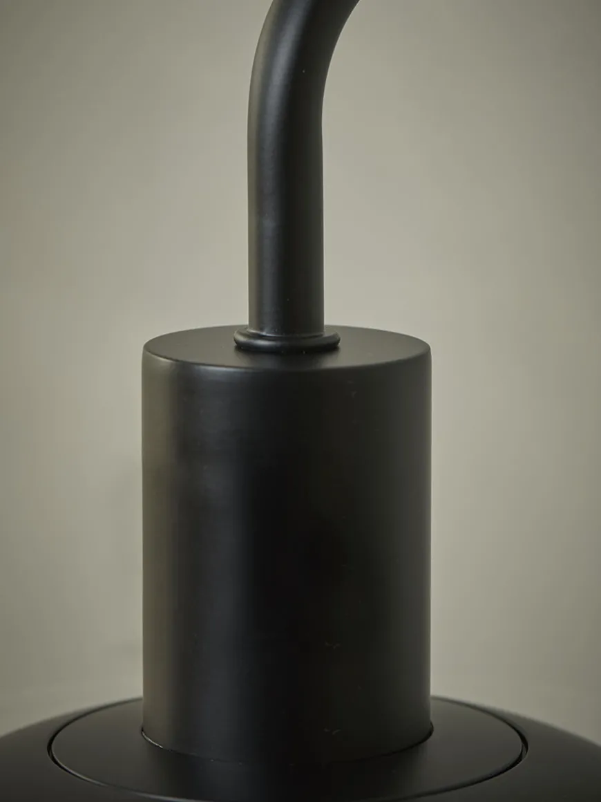 Ribbed Crescent Table Lamp