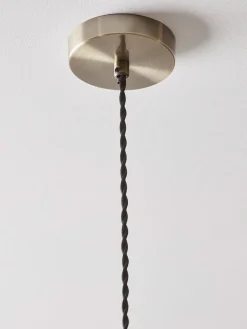 Ribbed Glass Pendant