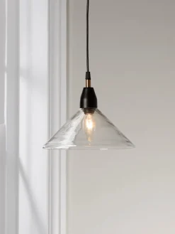 Ribbed Glass Shade Pendant