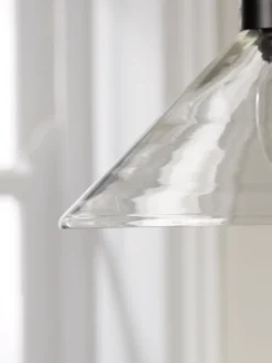 Ribbed Glass Shade Pendant