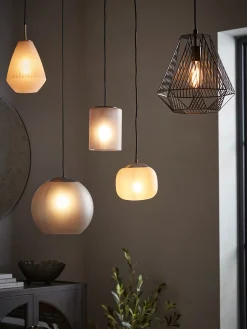 Ribbed Tapered Pendant