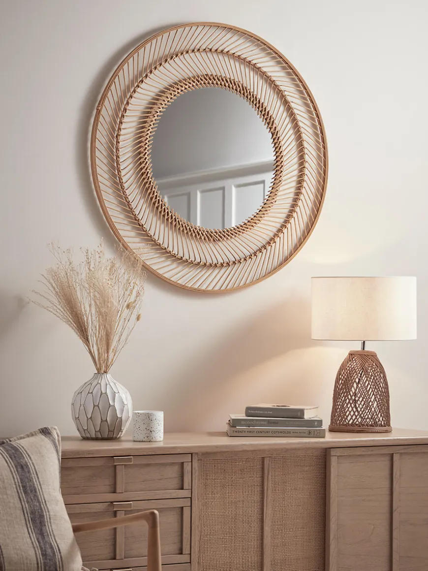 Round Chevron Mirror