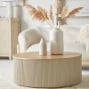 Round Fluted Coffee Table