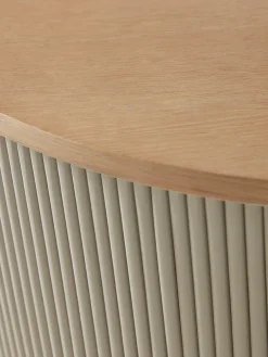 Round Fluted Coffee Table