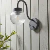 Round Fluted Glass Wall Light