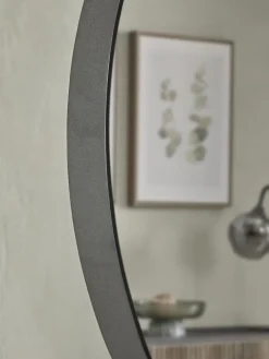 Round Industrial Mirror