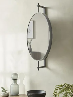 Round Industrial Mirror