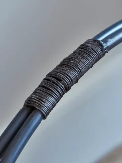 Round Iron Log Holder