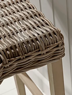 Round Rattan Counter Stool