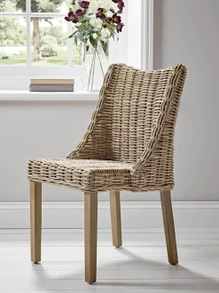 Round Rattan Dining Chair