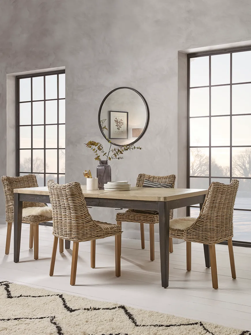Round Rattan Dining Chair