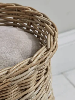Round Rattan Pet Bunk Bed