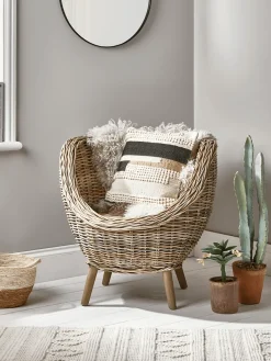 Round Rattan Tub Chair