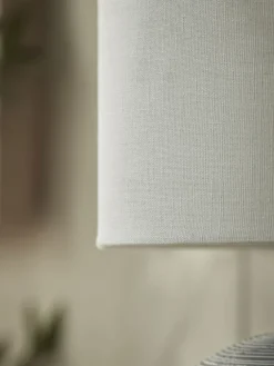Round Striped Table Lamp