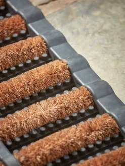 Rubber Border Doormat - Natural