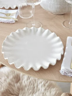 Ruffled Serving Platter
