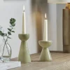 Sage Glass Candleholder