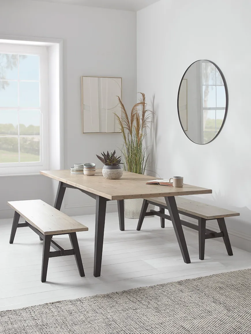 Salcombe Dining Table - Rectangular Extendable