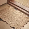Scalloped Jute Doormat