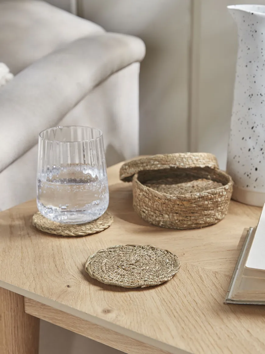 Seagrass Coaster Set