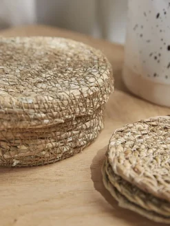 Seagrass Coaster Set