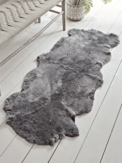 Shorthaired Graphite Sheepskin - Double