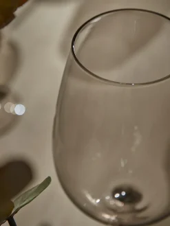 Six Smoked Wine Glasses
