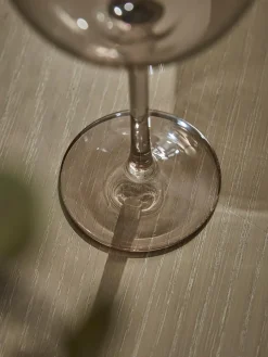 Six Smoked Wine Glasses