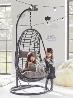 Slim Black Hanging Chair