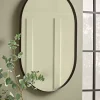 Slim Frame Oval Mirror