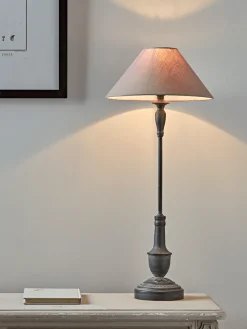 Slim Metal Bedside Lamp