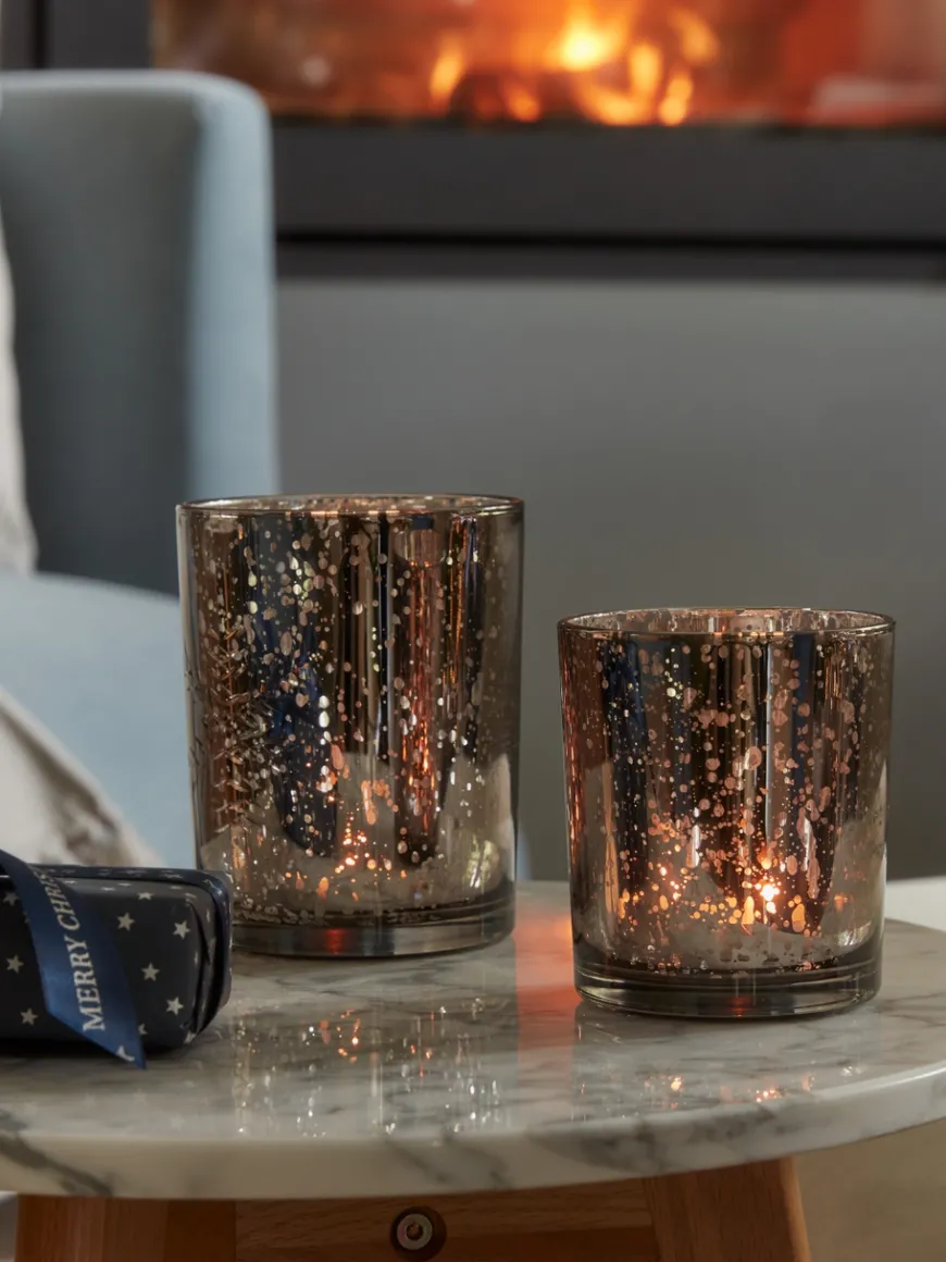 Snowflake Silhouette Tealight Holder
