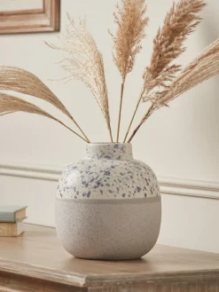 Speckled Blue Vase