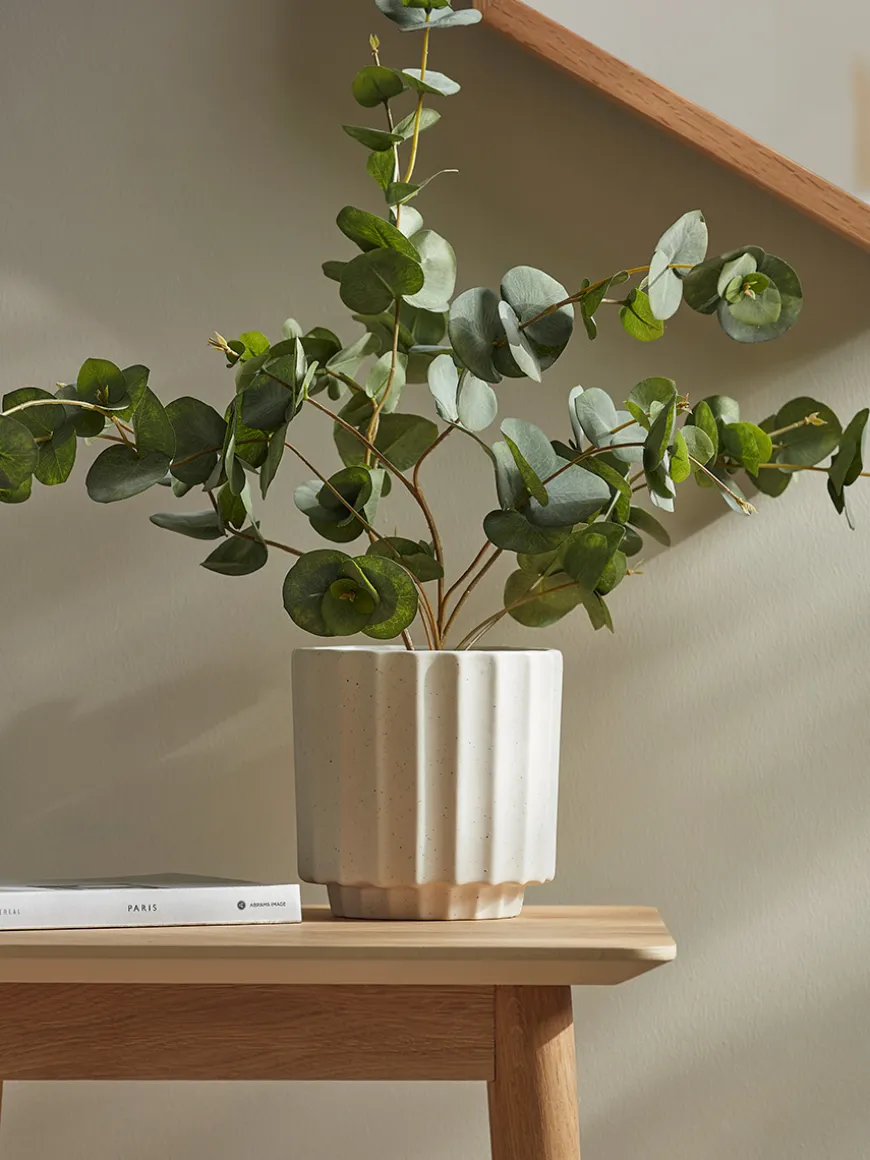 Speckled Fluted Planter