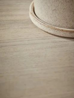 Speckled Glazed Planter & Saucer - Small