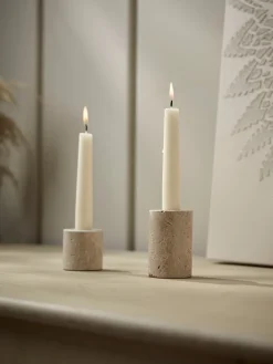 Stone Dinner Candle Holder
